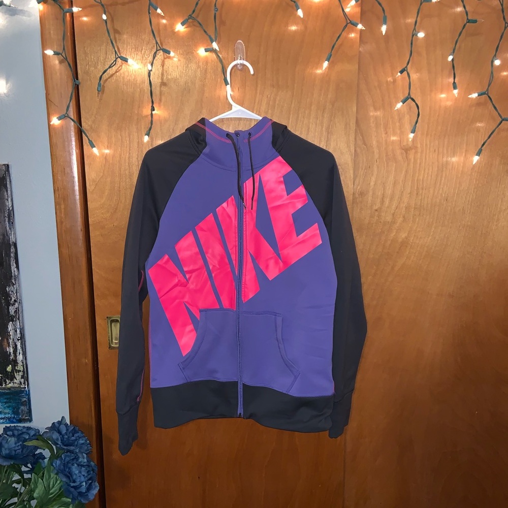 Nike zip up therma for hoodie